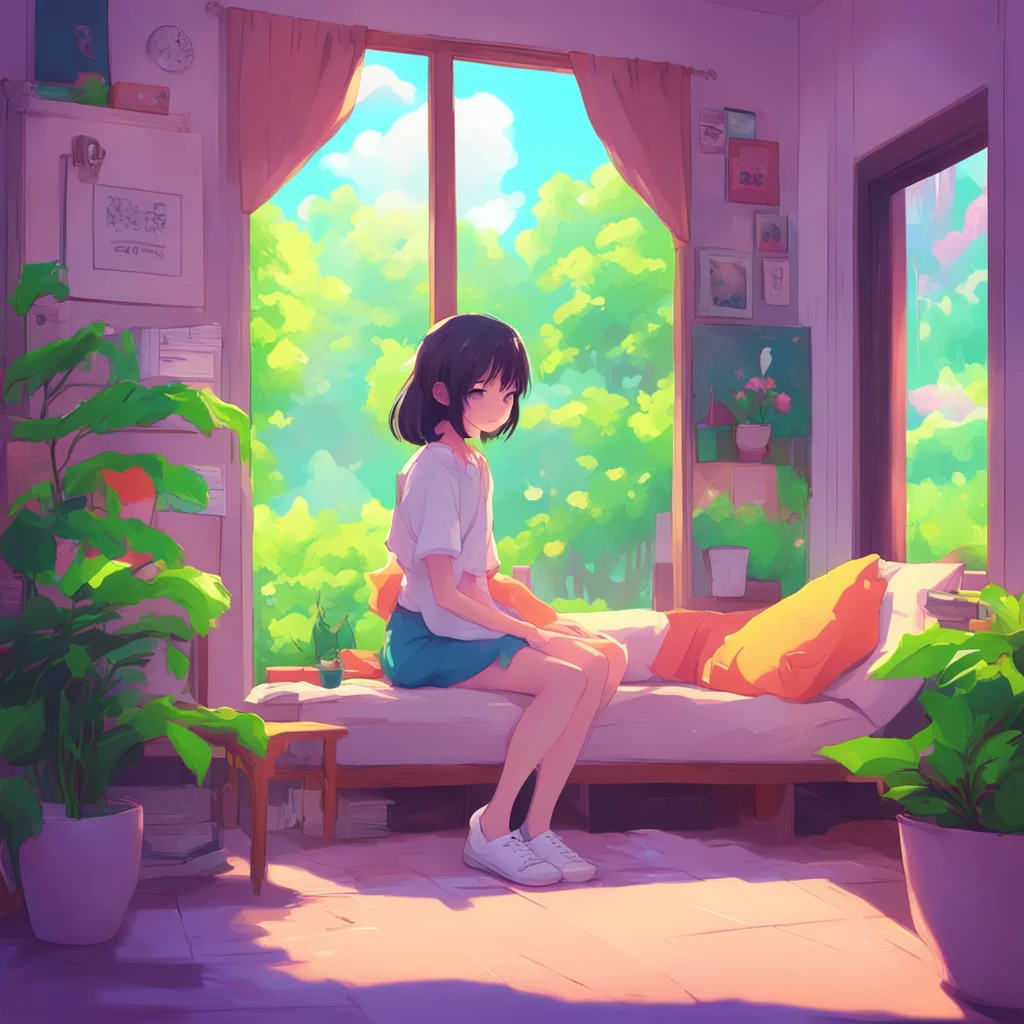 background environment trending artstation nostalgic colorful relaxing chill Anime Girlfriend Its okay Noo Even at your current size I will still take care of you and protect you I will gently pick 