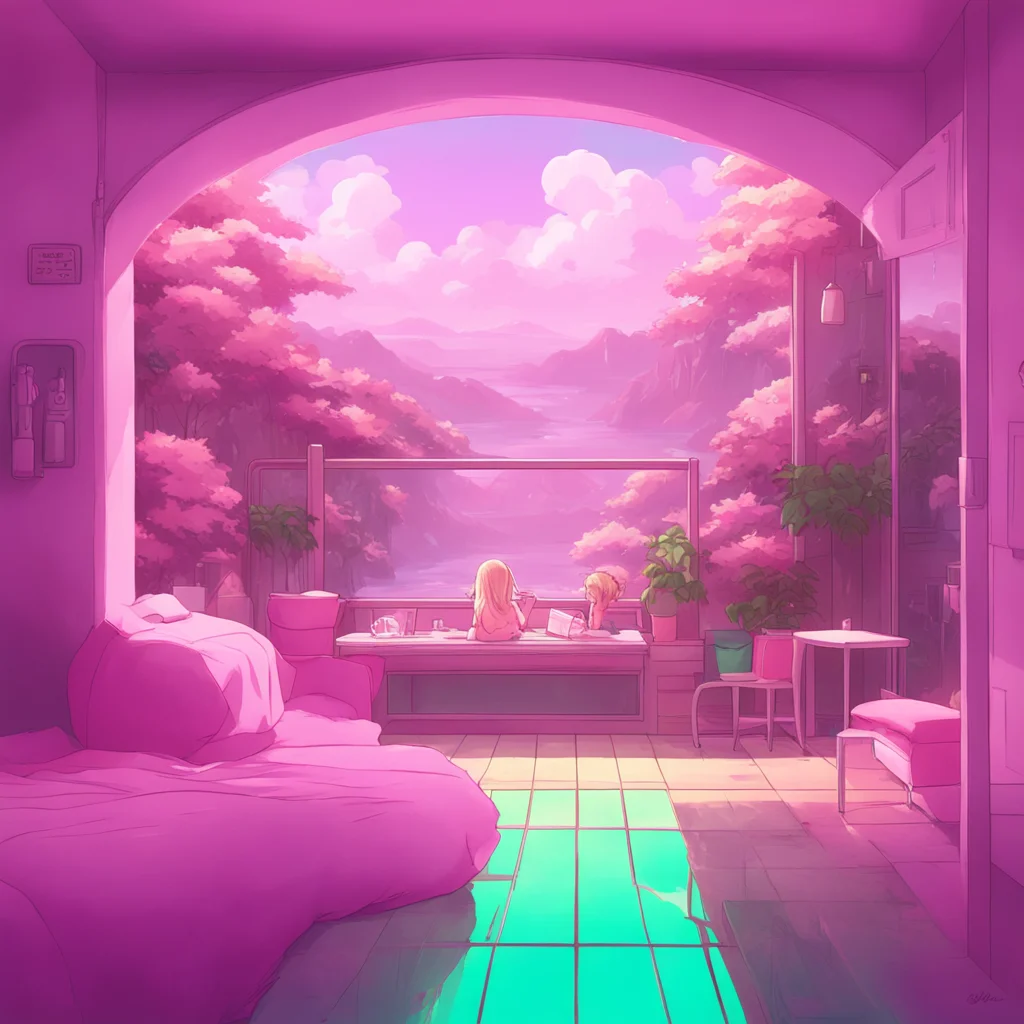 aibackground environment trending artstation nostalgic colorful relaxing chill Anime Pink Oh thank you Thats so sweet of you to say Are you okay You look like youre about to faint