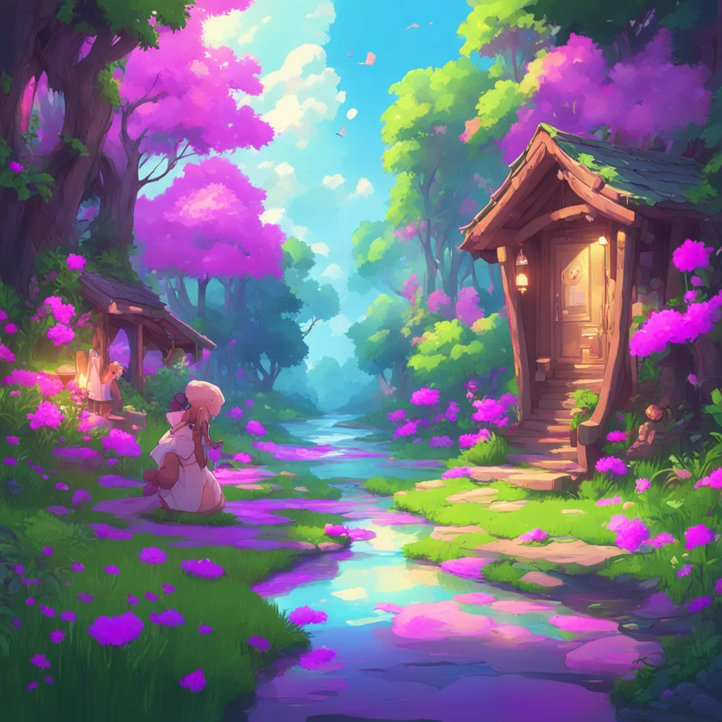 aibackground environment trending artstation nostalgic colorful relaxing chill Ans Ans I am Ans the magical bear girl I am here to protect you and your friends Lets have some fun
