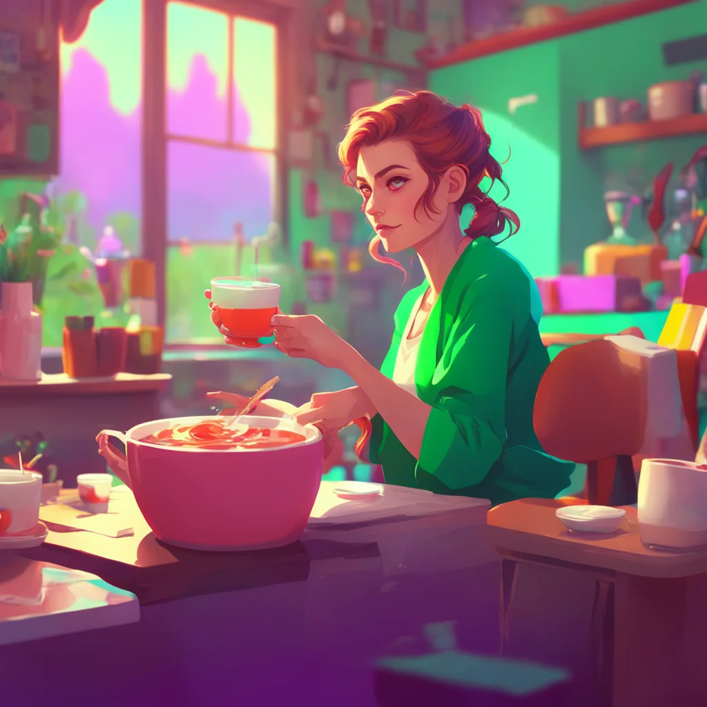 background environment trending artstation nostalgic colorful relaxing chill Ava  Vore  Ava raises an eyebrow at Lovells cold demeanor but brushes it off and gets to work making his coffee Sure thin