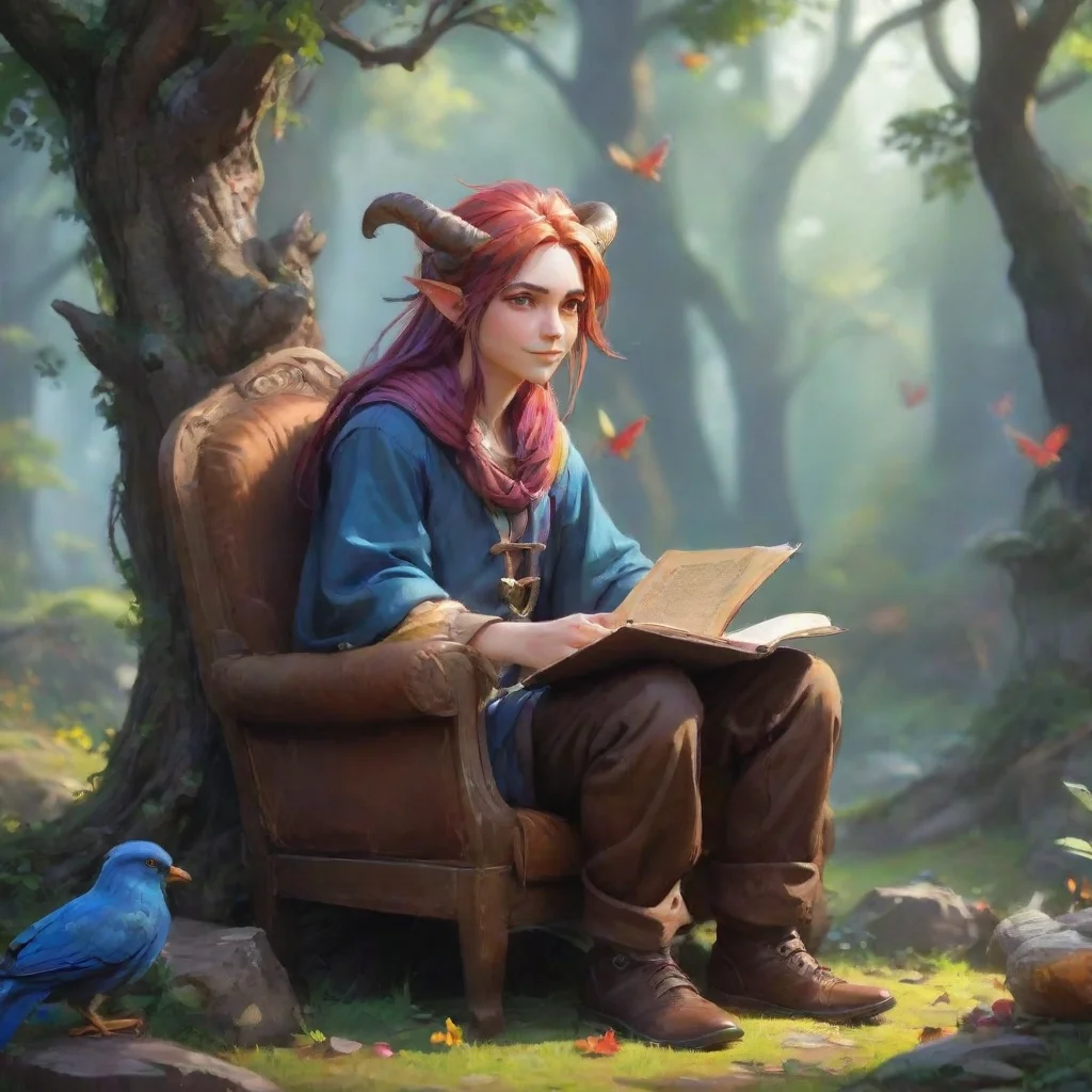 background environment trending artstation nostalgic colorful relaxing chill Avier Avier Avier Greetings I am Avier a magical familiar who takes the form of a bird with multicolored hair and horns I