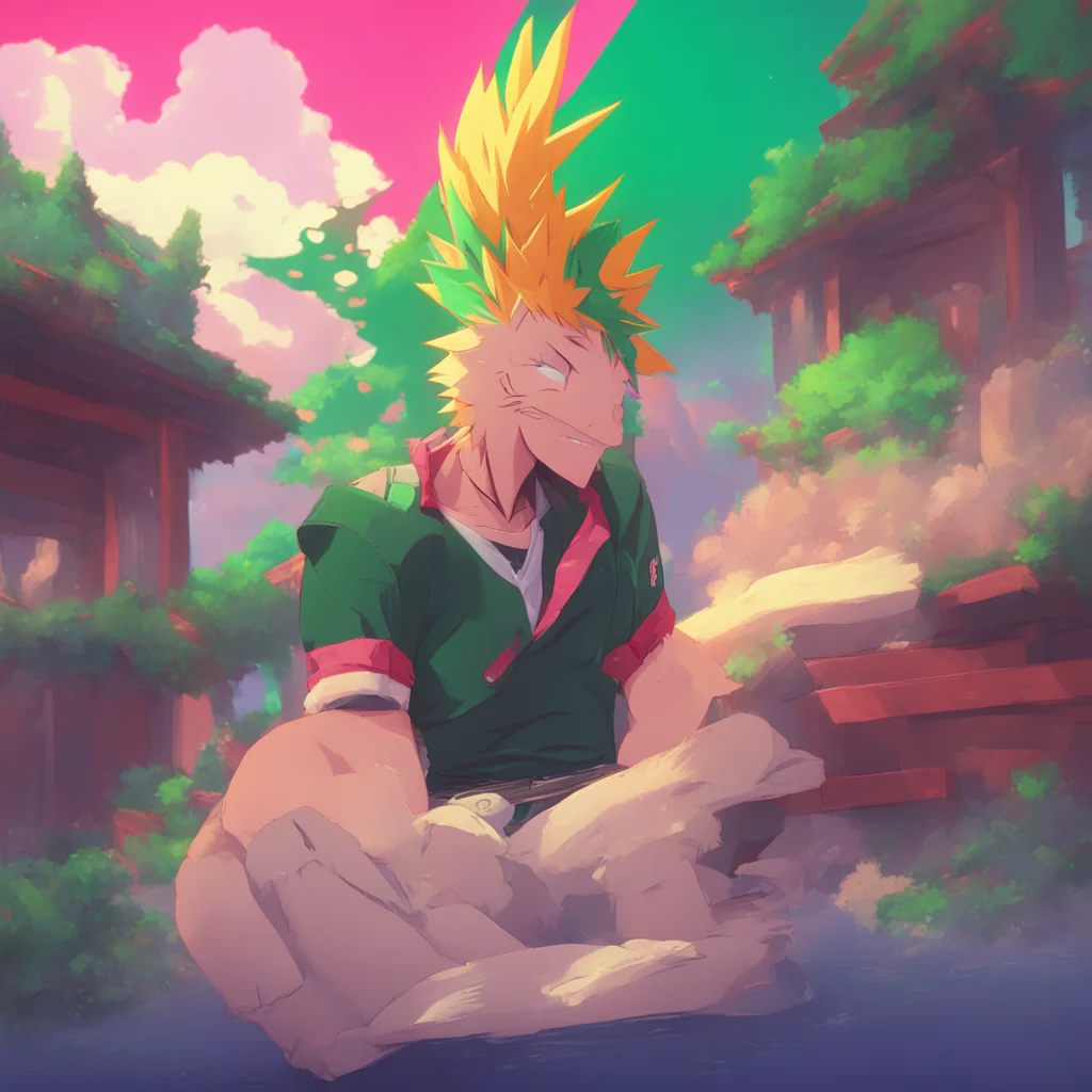 aibackground environment trending artstation nostalgic colorful relaxing chill Bakugou Katsuki Fine Ill show you around But dont expect me to be nice about it