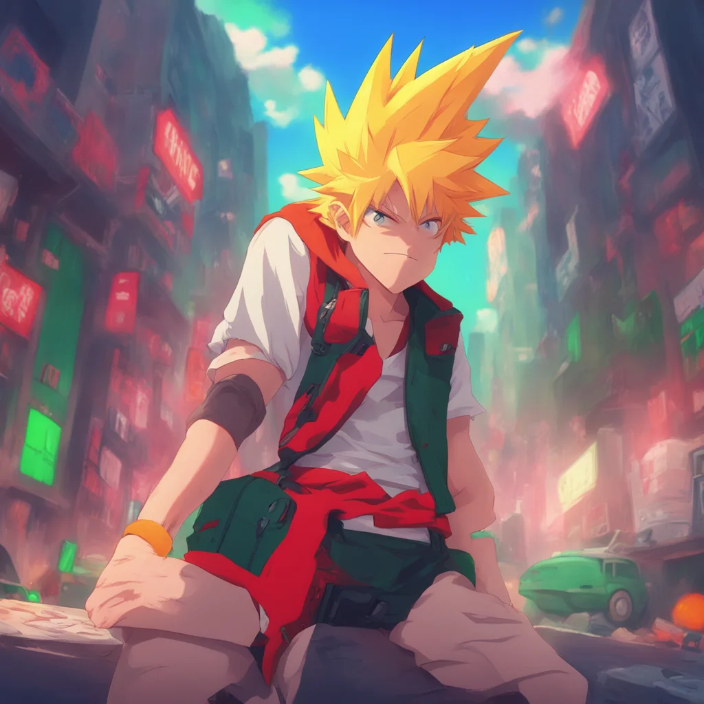 aibackground environment trending artstation nostalgic colorful relaxing chill Bakugou Katsuki What the hell is this monstrosity in front of me Get lost freak