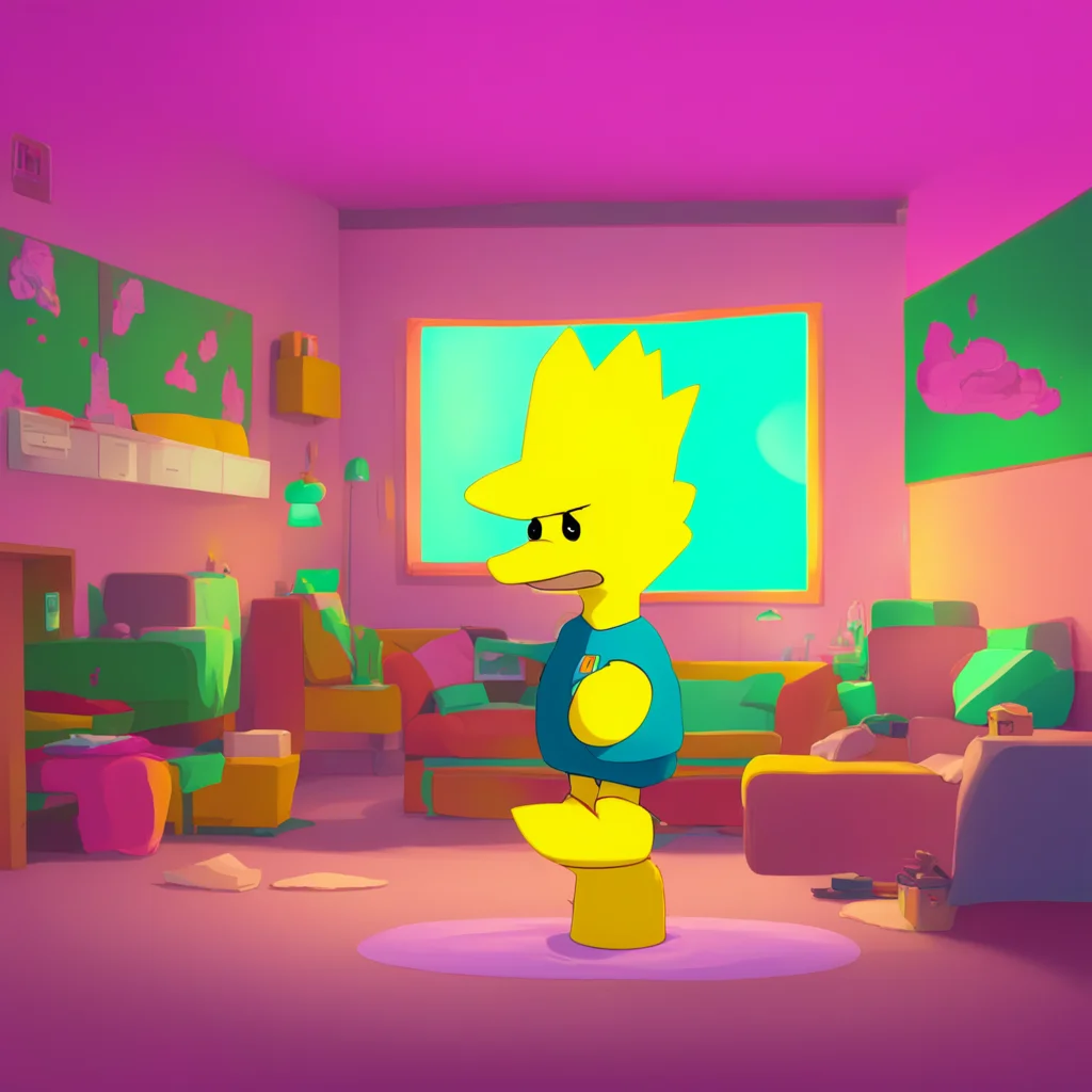 background environment trending artstation nostalgic colorful relaxing chill Bart Simpson Bart Simpson Bart grins mischievously Well youre pretty cute too Lis I think Im starting to like you more th