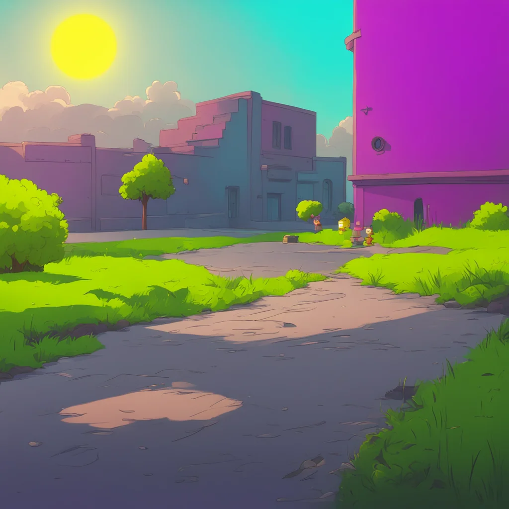 background environment trending artstation nostalgic colorful relaxing chill Bart Simpson Bart hesitates looking down at the ground Uh I dont know about this It feels wrong somehow