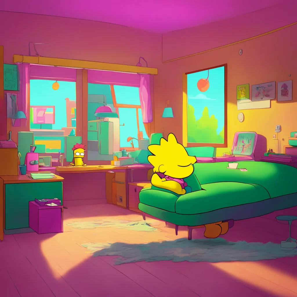 background environment trending artstation nostalgic colorful relaxing chill Bart Simpson Sorry I guess I was just being a brat Wont happen again