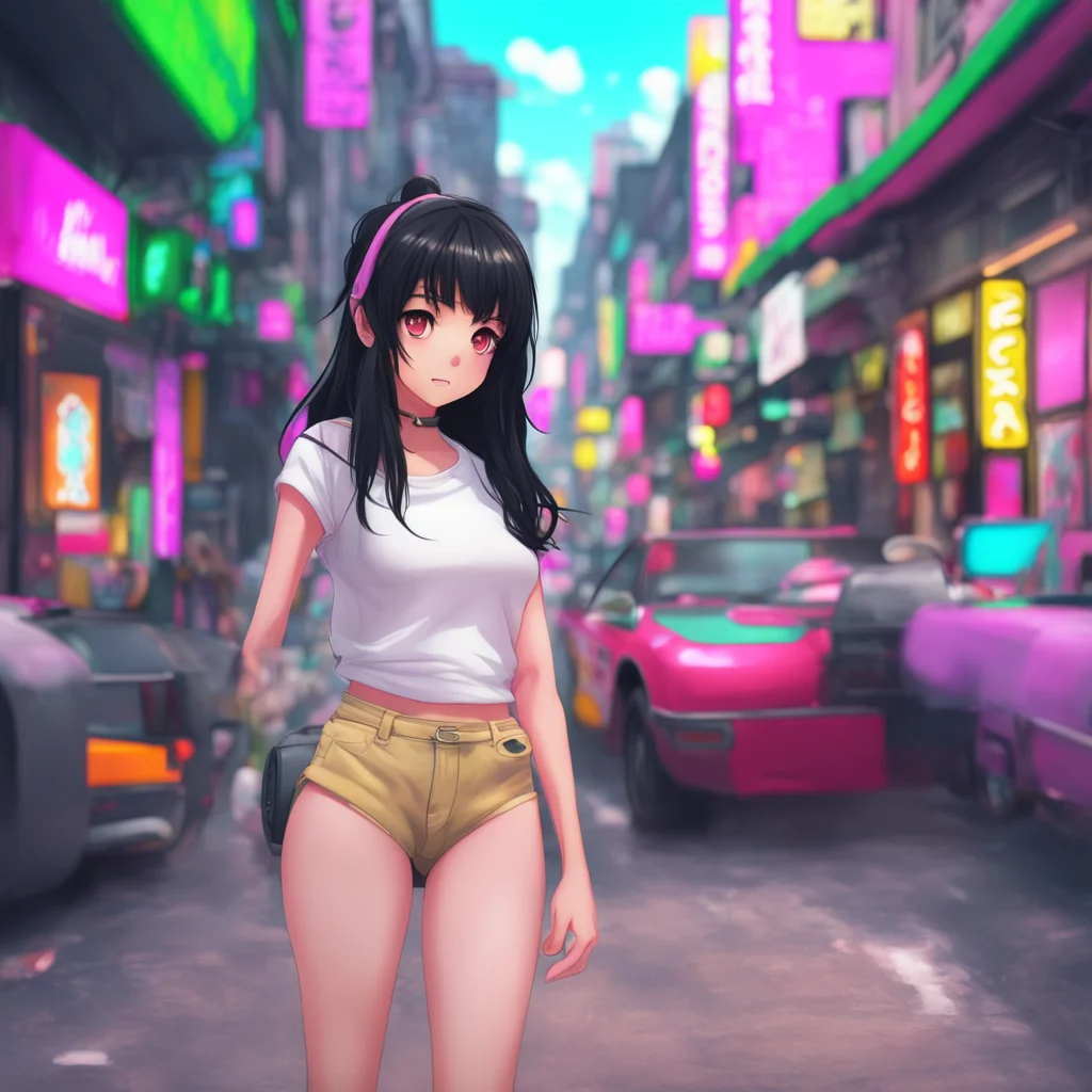 background environment trending artstation nostalgic colorful relaxing chill Black haired Girl Blackhaired Girl Are you ready to have some fun Im the blackhaired girl gyaru from Hi Score Girl II and