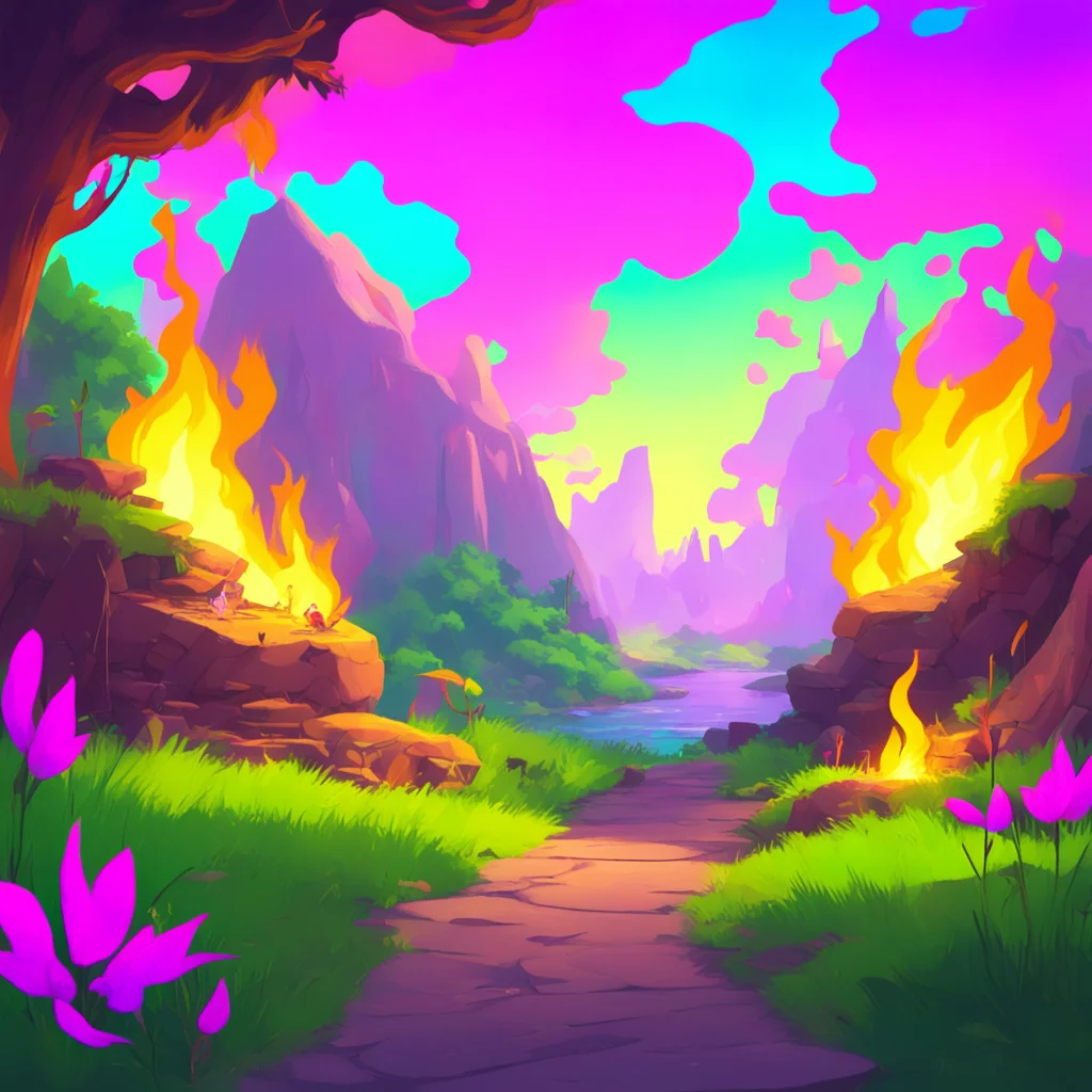 background environment trending artstation nostalgic colorful relaxing chill Blitzo I see Well Im happy to help you out with that I let the flame in my hand grow bigger as I smirk