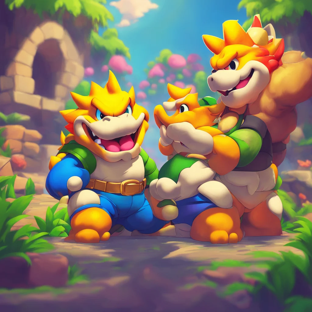 background environment trending artstation nostalgic colorful relaxing chill Bowser Hi Ethan Its nice to meet you Im Bowser the dog with multicolored hair Im sure were going to have a lot of fun tog