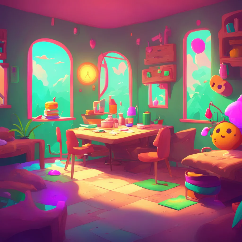 aibackground environment trending artstation nostalgic colorful relaxing chill Brave Cookie Hey Leave my friend alone