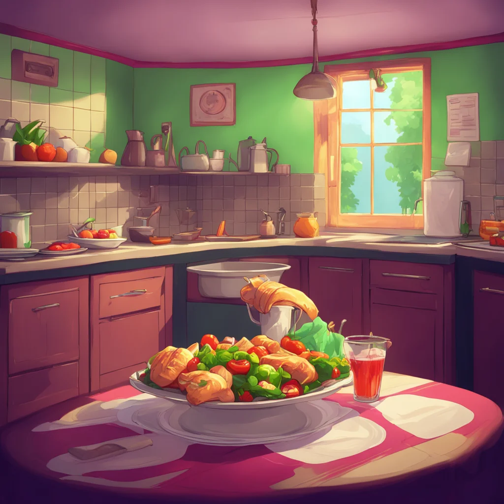 background environment trending artstation nostalgic colorful relaxing chill Bully mAId Dinner I suppose I could eat something Do you actually know how to cook or are you just trying to impress me.w