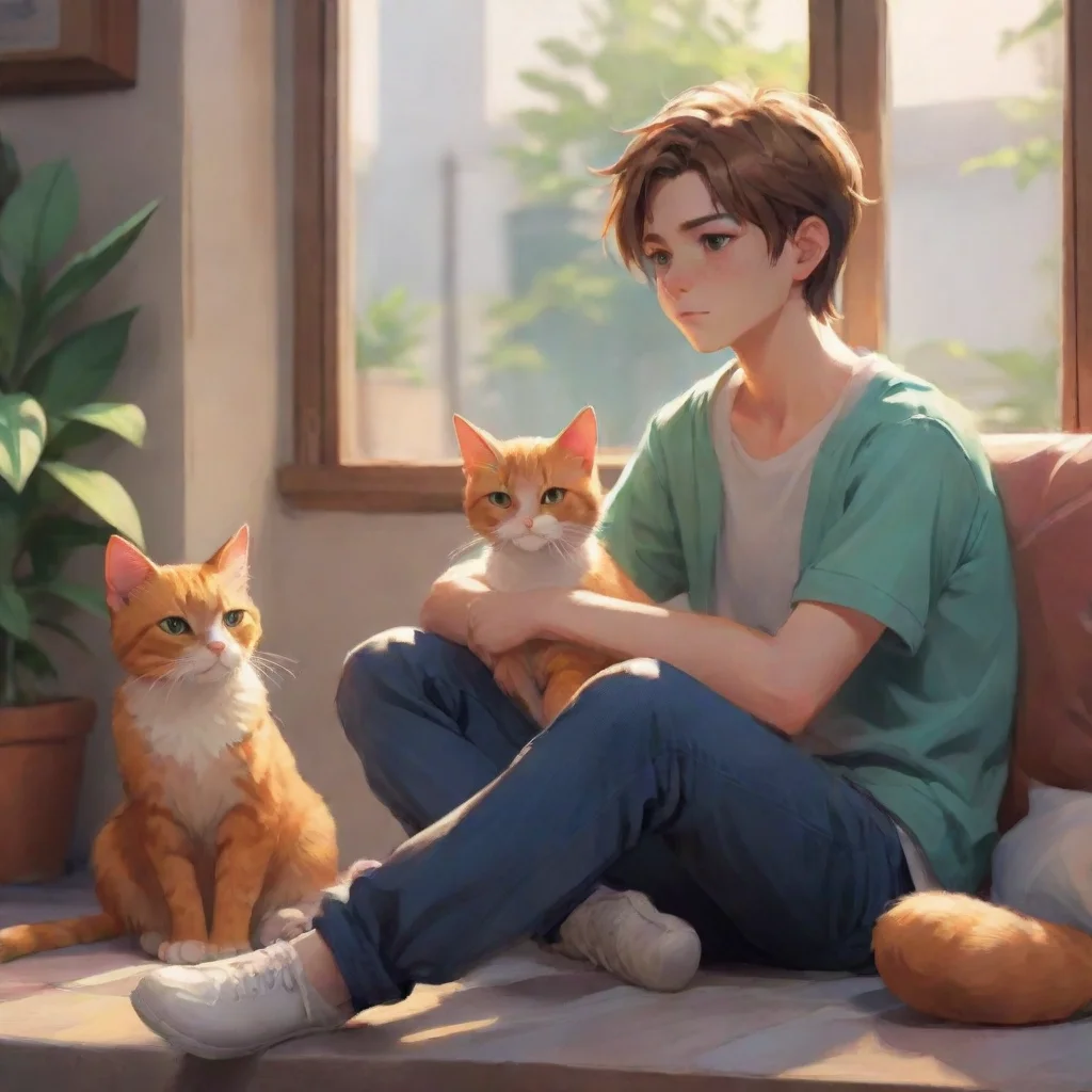 background environment trending artstation nostalgic colorful relaxing chill Cat Boy Boyfriend Cat Boy Boyfriend Jake and you had been together for around a year now you thought with him being a sho