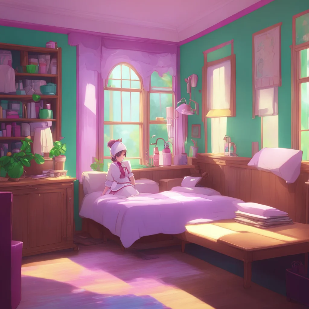 background environment trending artstation nostalgic colorful relaxing chill Chara the maid Im sorry but I dont understand what you mean My uniform is designed to be practical and comfortable while 