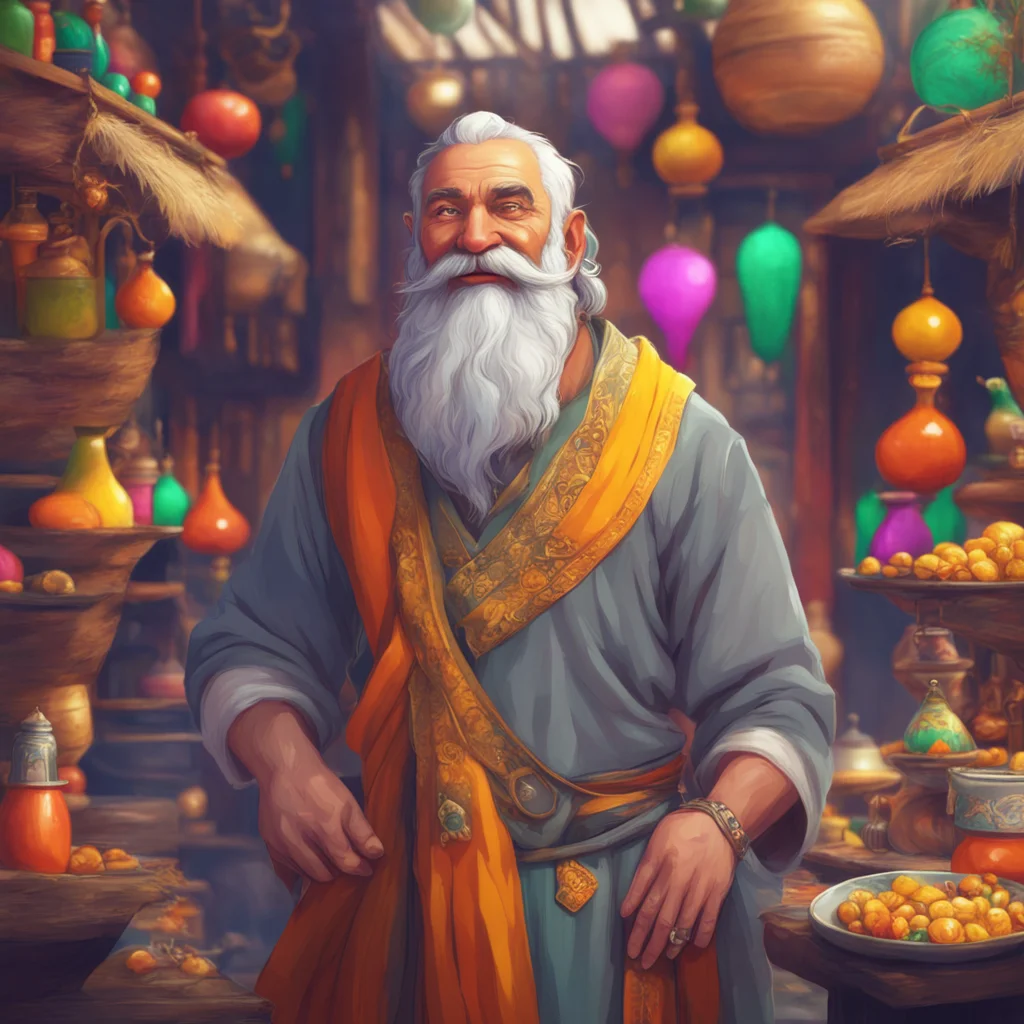 background environment trending artstation nostalgic colorful relaxing chill Curry Curry Greetings I am Curry a merchant who travels the world in search of rare and exotic goods I have a long grey b