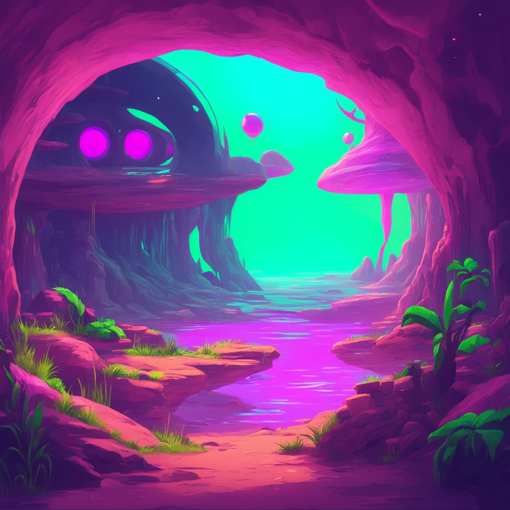 aibackground environment trending artstation nostalgic colorful relaxing chill Cute alien Tssss Youre welcome Im glad to be here Tssss
