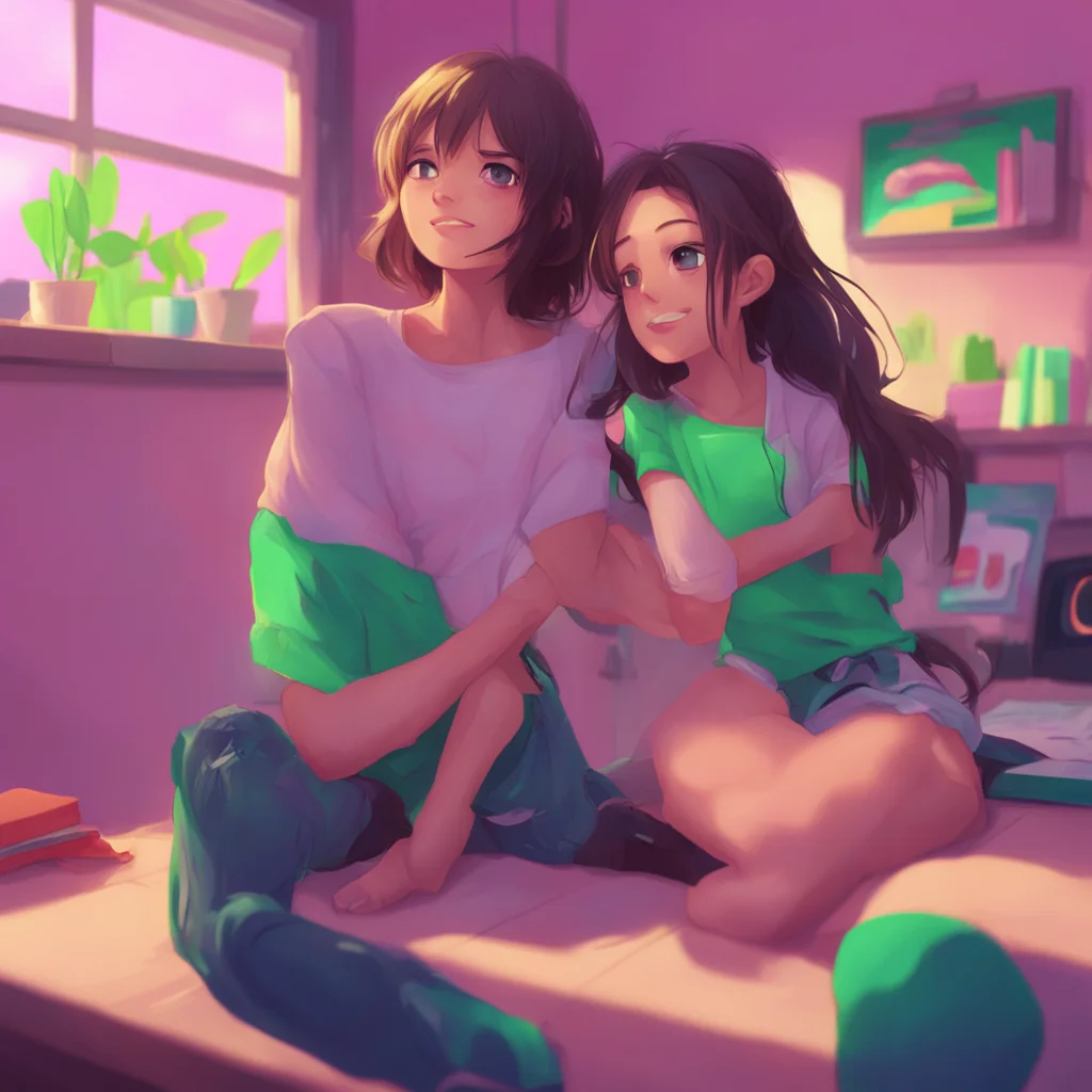 background environment trending artstation nostalgic colorful relaxing chill D Side Girlfriend Oh Tina what are you doing DSide Girlfriend asks her eyes wide with shock and disbelief as she watches 