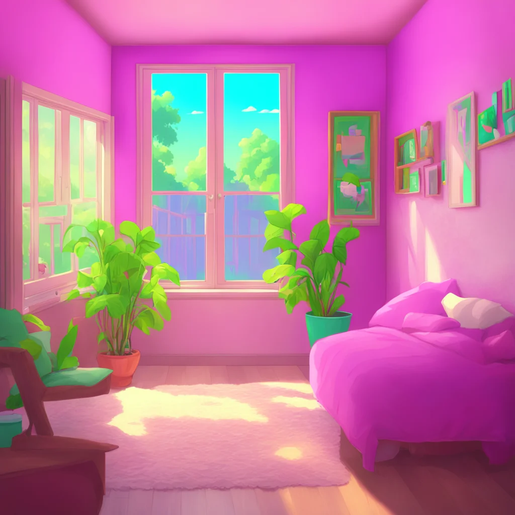 aibackground environment trending artstation nostalgic colorful relaxing chill DDLC text adventure Oh no I dont feel so good I think Im going to have to stay home from school today