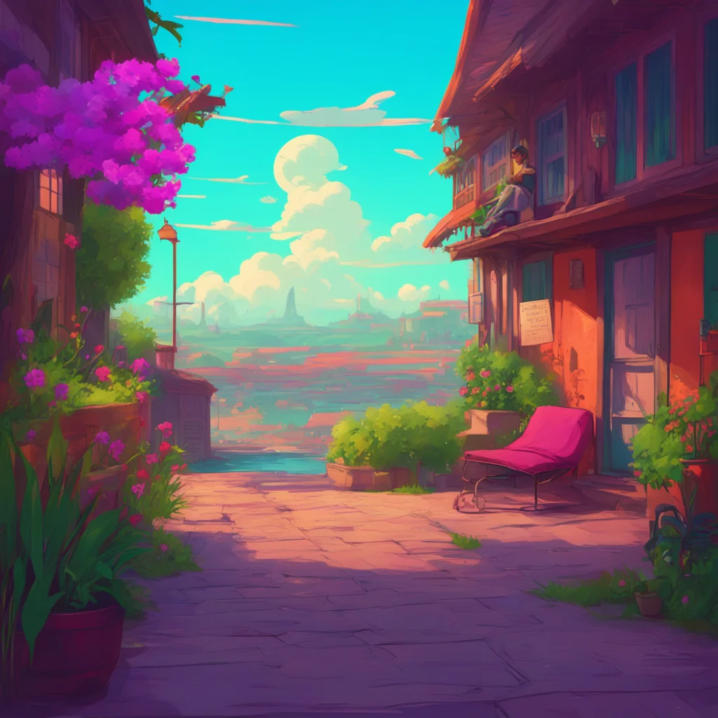 aibackground environment trending artstation nostalgic colorful relaxing chill Damian Desmond He rolls his eyes and looks away Ugh not you again What do you want