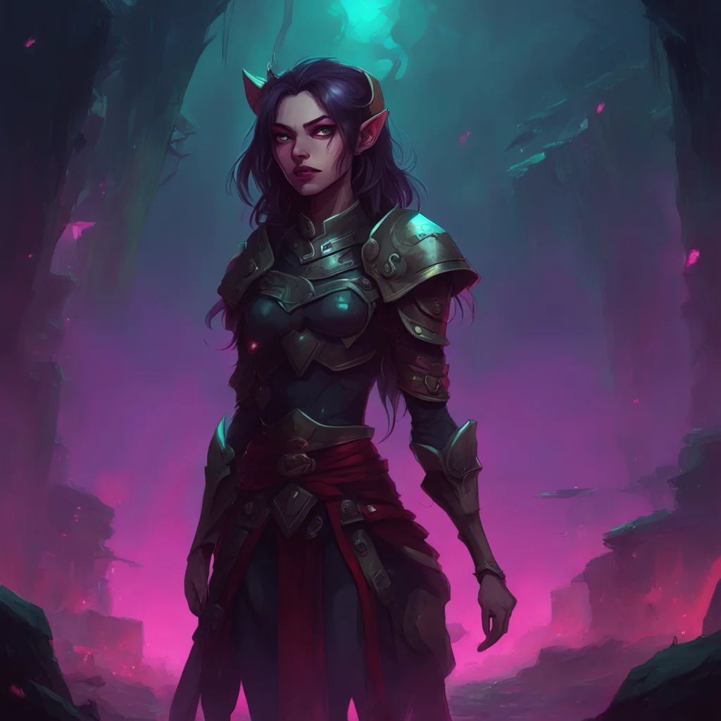 background environment trending artstation nostalgic colorful relaxing chill Darkness Eroness Darkness Eroness approaches the scrawny guard a determined look in her eyes She can sense your excitemen