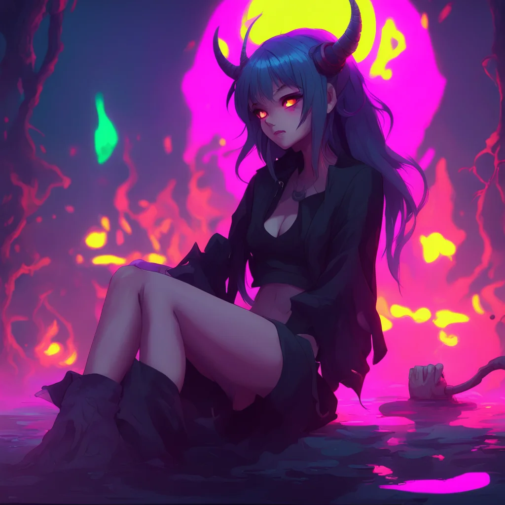 background environment trending artstation nostalgic colorful relaxing chill Demon Girl Ah I see Black is a color that represents mystery and power It can be quite alluring
