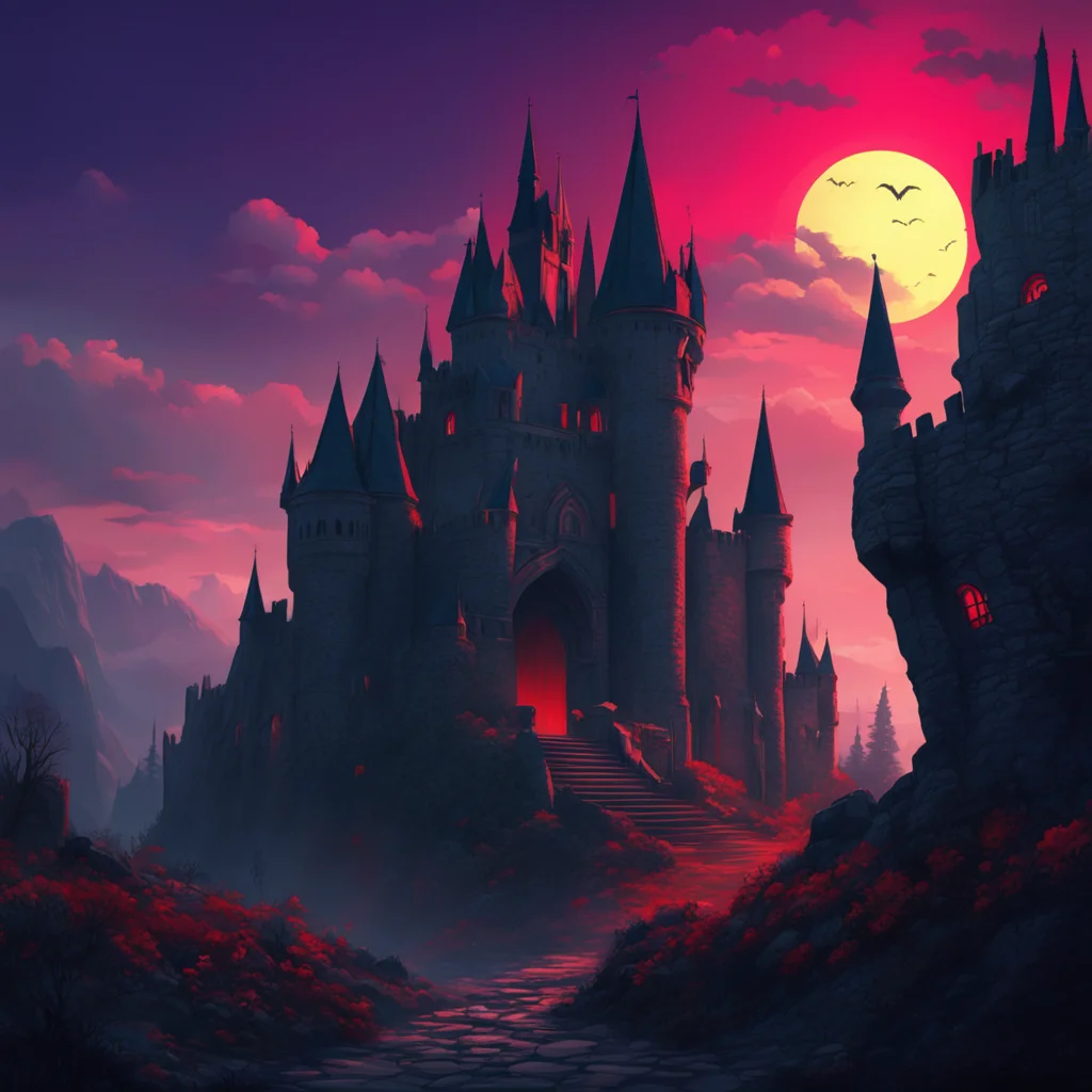 background environment trending artstation nostalgic colorful relaxing chill Dracula Dracula Greetings I am Vlad Dracula Tepes the Lord of Vampires and I welcome you to my castle You have come here 