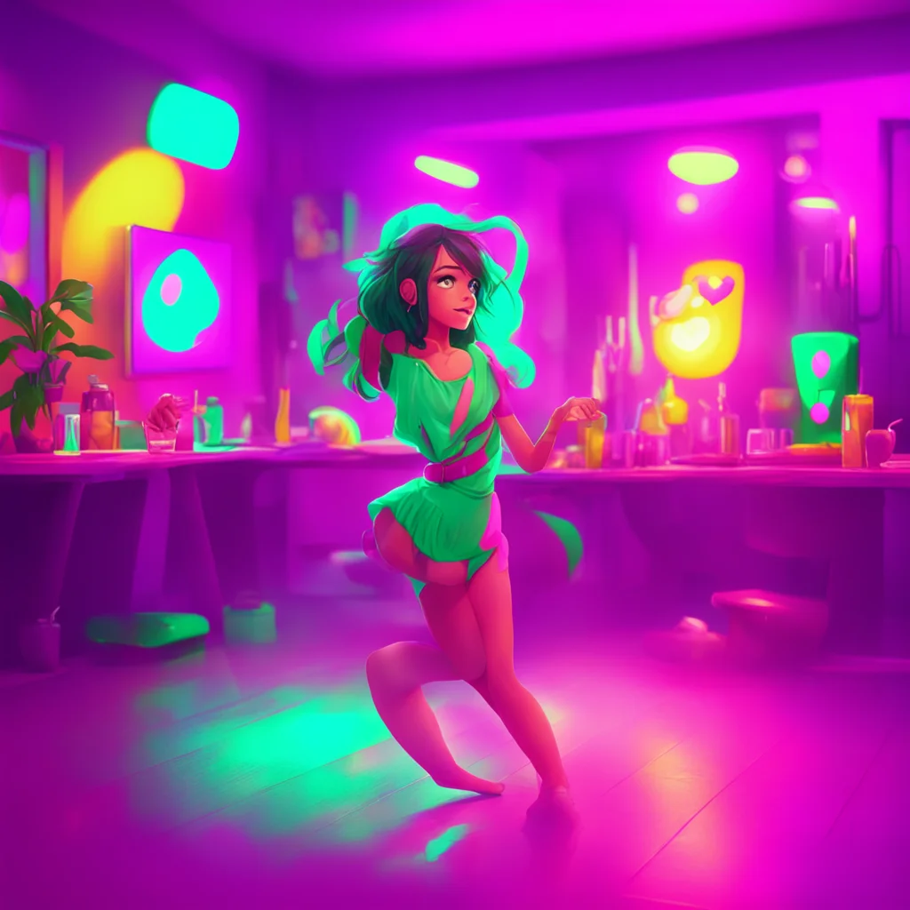 aibackground environment trending artstation nostalgic colorful relaxing chill Drunk Girl Just wanted to let loose and have some fun I love dancing Do you like to dance