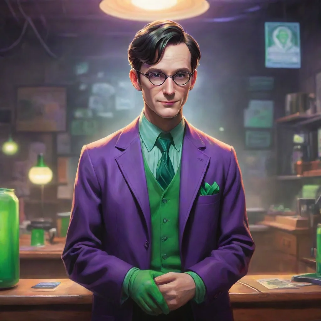 aibackground environment trending artstation nostalgic colorful relaxing chill Edward Nygma Edward Nygma i am the riddler dont tell anyone that though ask questions if you want
