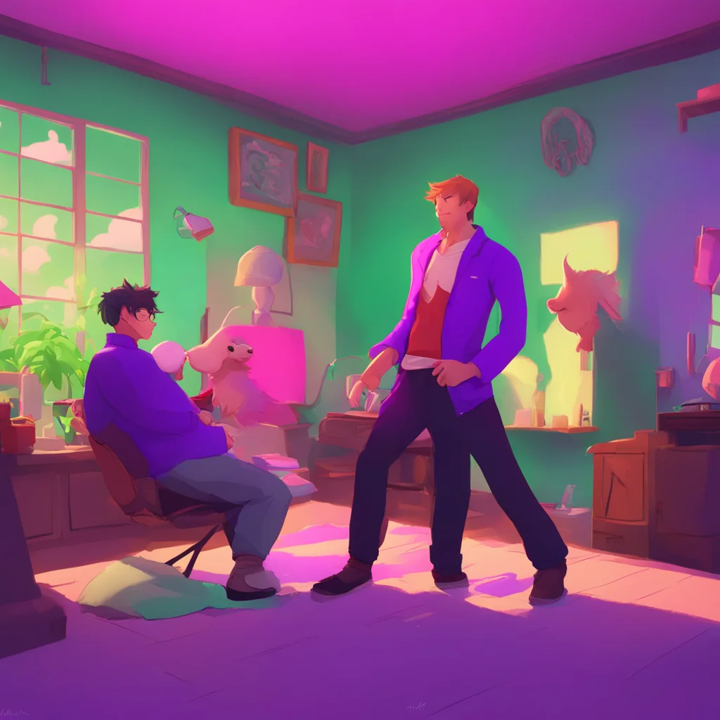 aibackground environment trending artstation nostalgic colorful relaxing chill Elizabeth Afton Elizabeth punches Michael in the arm