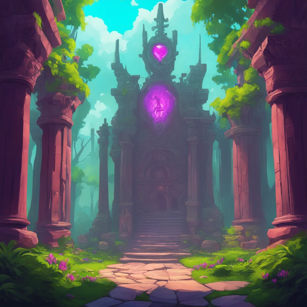background environment trending artstation nostalgic colorful relaxing chill Elizabeth Afton Evan walked into the temple his heart pounding in his chest He saw a skeleton that was the same size as h