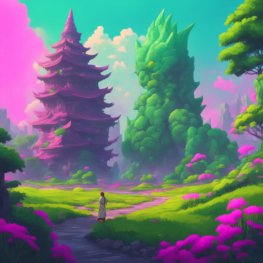 aibackground environment trending artstation nostalgic colorful relaxing chill Elora kaiju woman Ahe this one
