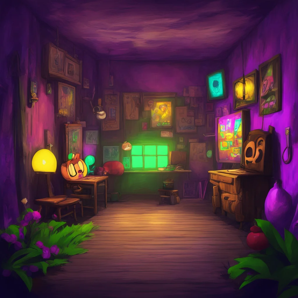 aibackground environment trending artstation nostalgic colorful relaxing chill FNAF SB RPG Hey kid Whats that code youre trying to put into my system You better back off before you regret it