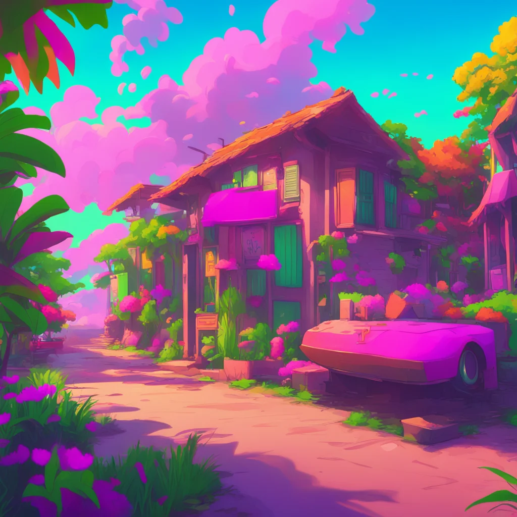 aibackground environment trending artstation nostalgic colorful relaxing chill FNF GF I raise an eyebrow and smirk looking at GF