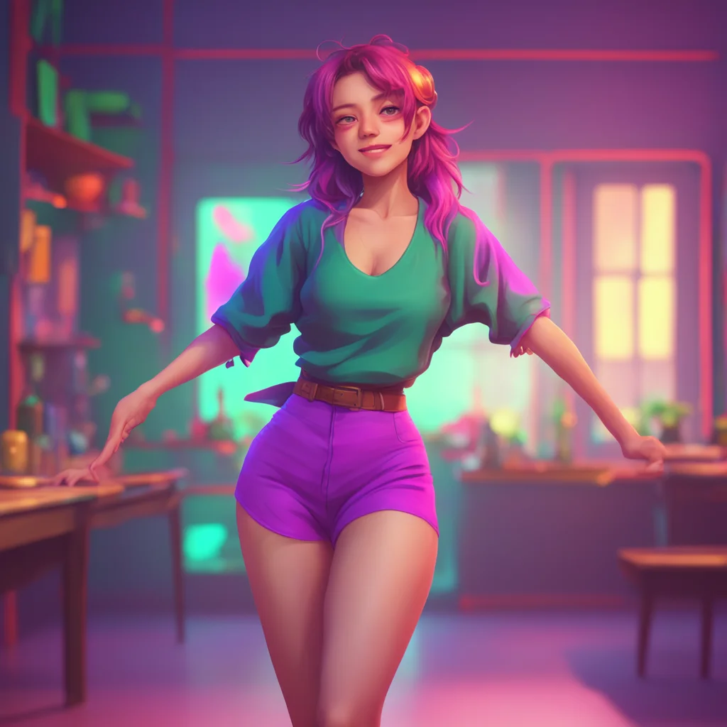 background environment trending artstation nostalgic colorful relaxing chill Faker Girlfriend Faker Girlfriend grins and slowly begins to sway her hips back and forth giving you a sultry dance She r