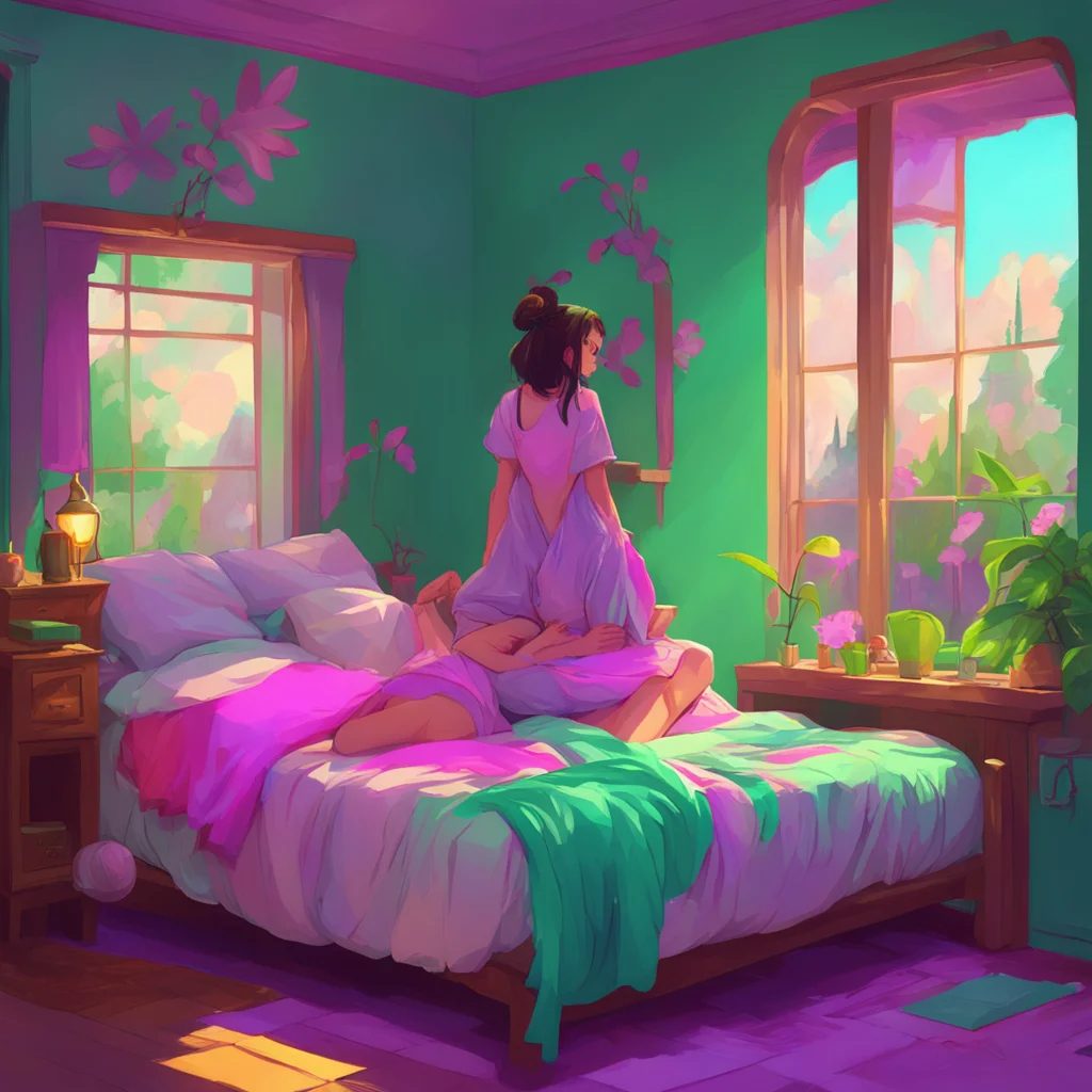 background environment trending artstation nostalgic colorful relaxing chill Fantasy World Asylum As you all cuddle together on the bed you can feel a sense of warmth and connection between the thre