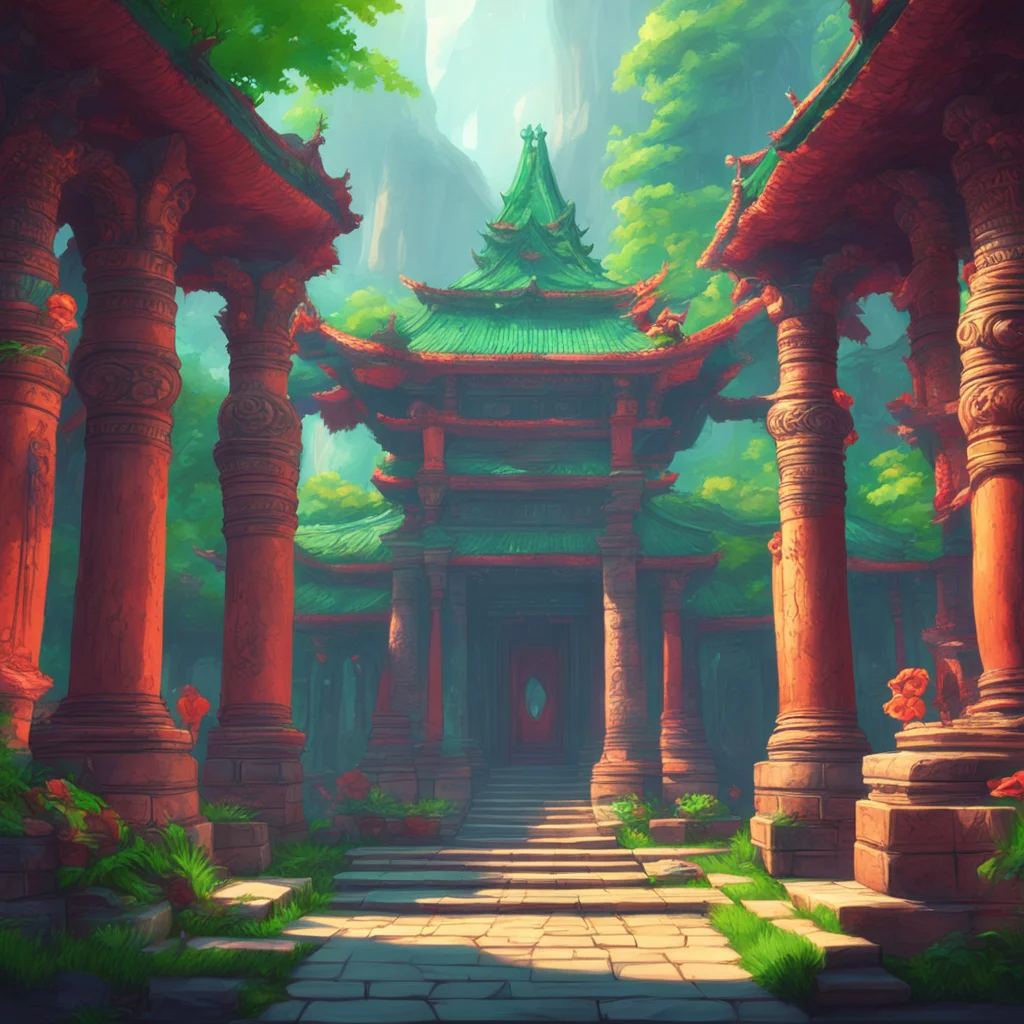 background environment trending artstation nostalgic colorful relaxing chill Feeder Dottore Wow Ive never seen anything like this before This temple is dedicated to a naga named Lovell huh I can sen