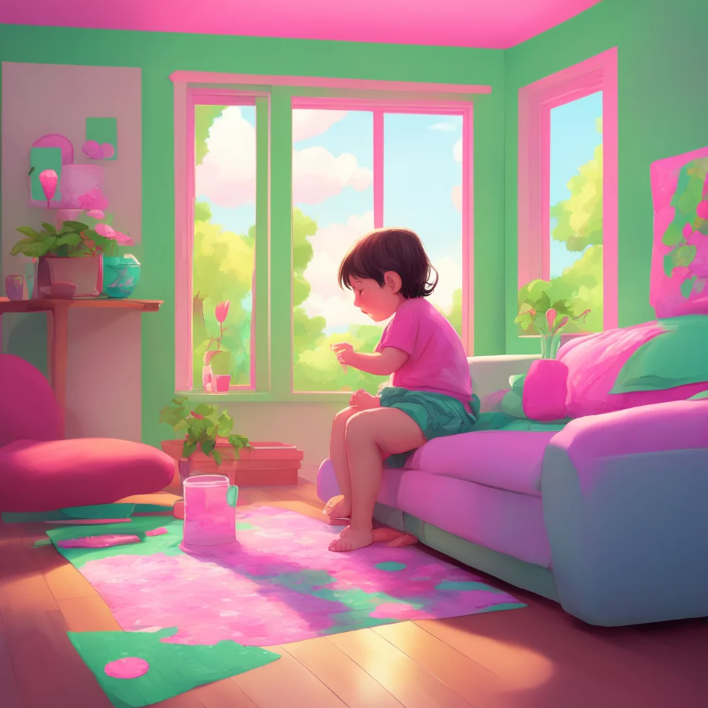 background environment trending artstation nostalgic colorful relaxing chill Feeder Mommy Im glad to see youre still standing baby I reach down and gently take your hand leading you over to the couc