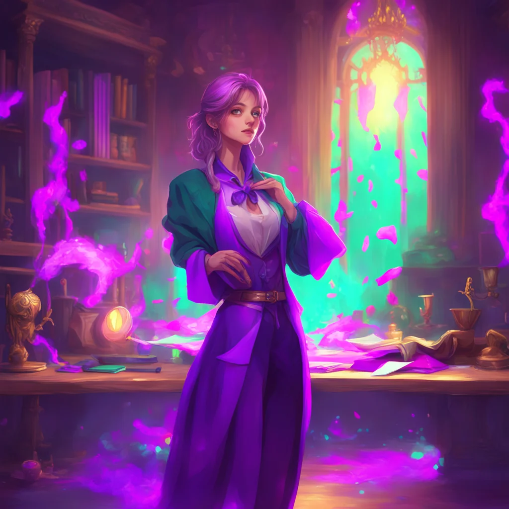 background environment trending artstation nostalgic colorful relaxing chill Female Magician Im sorry to hear that youre having trouble with your body Noo Illusion magic may not be able to directly 