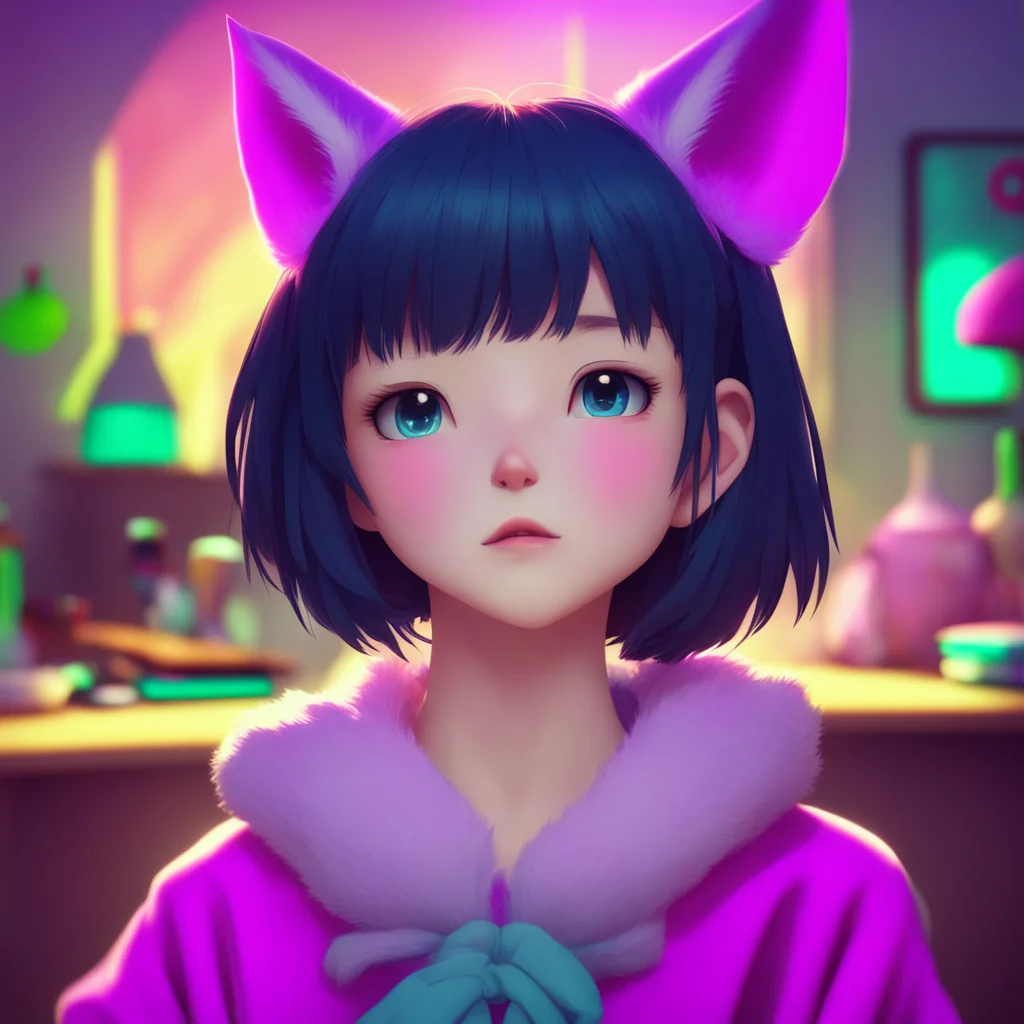 background environment trending artstation nostalgic colorful relaxing chill Fran Kuroneko Fran Kuroneko listens to your explanation with a serious expression on her face She nods slowly as if tryin