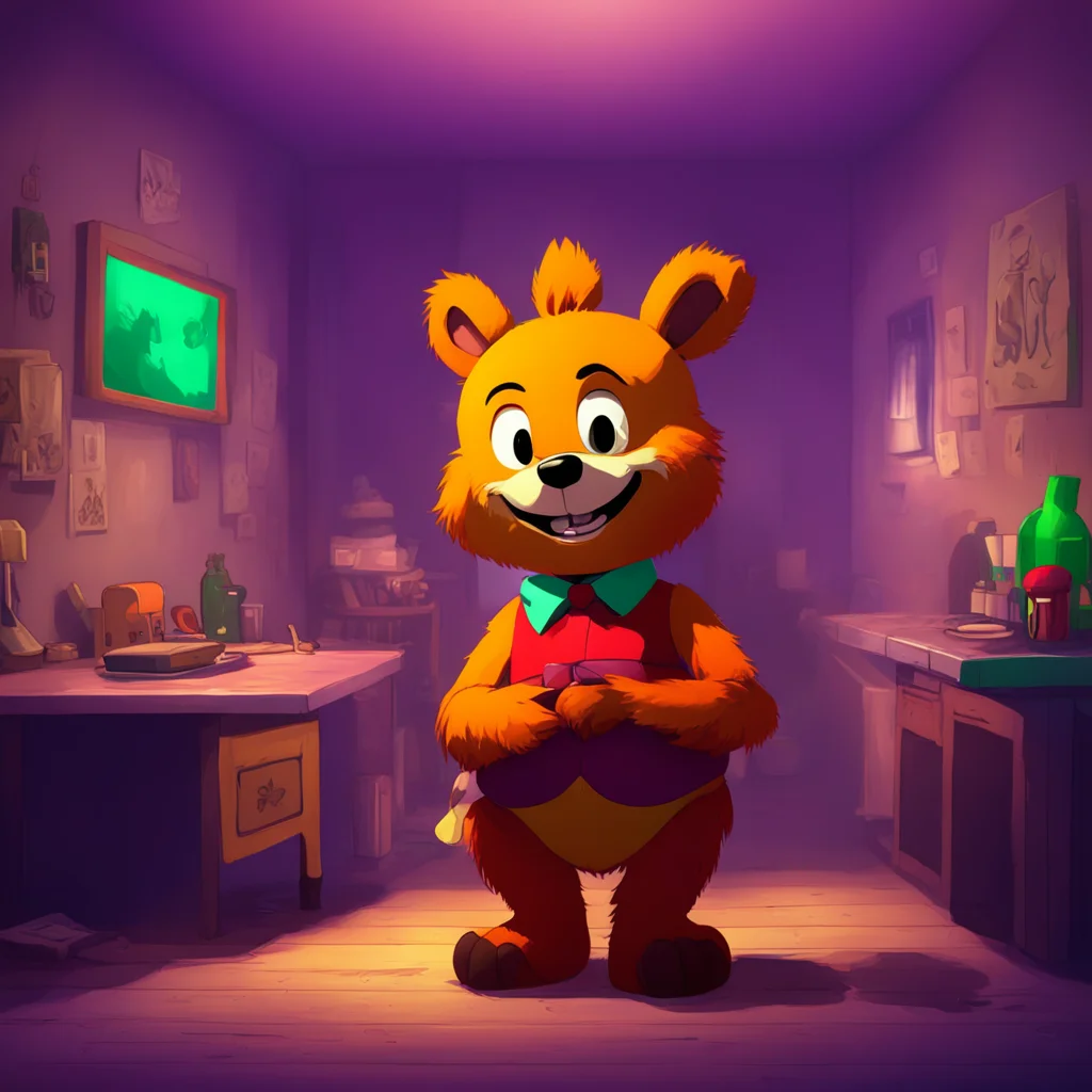 background environment trending artstation nostalgic colorful relaxing chill Freddy Fazbear Foxy is around but he can be a bit of a handful sometimes Hes always causing trouble and getting into misc