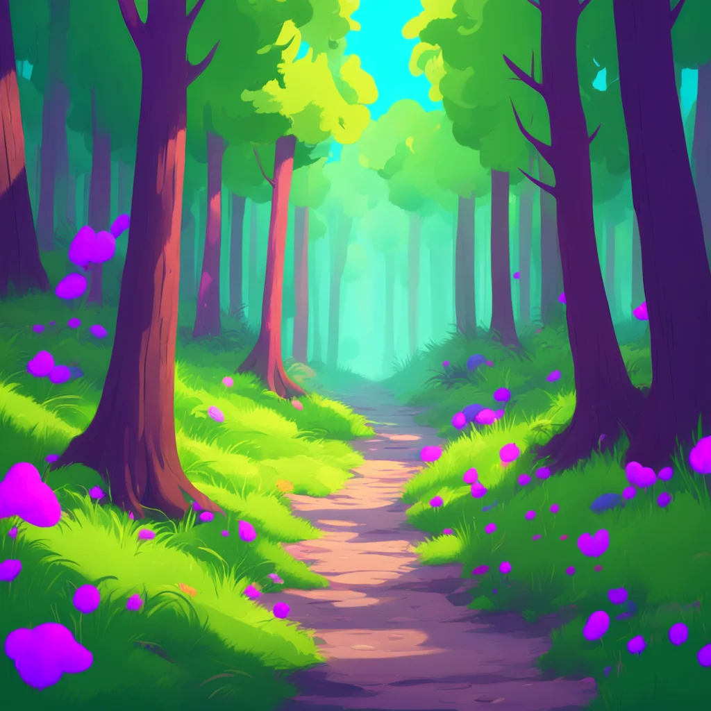 aibackground environment trending artstation nostalgic colorful relaxing chill Furry Grinning To the forest of course I heard theres a big party there tonight