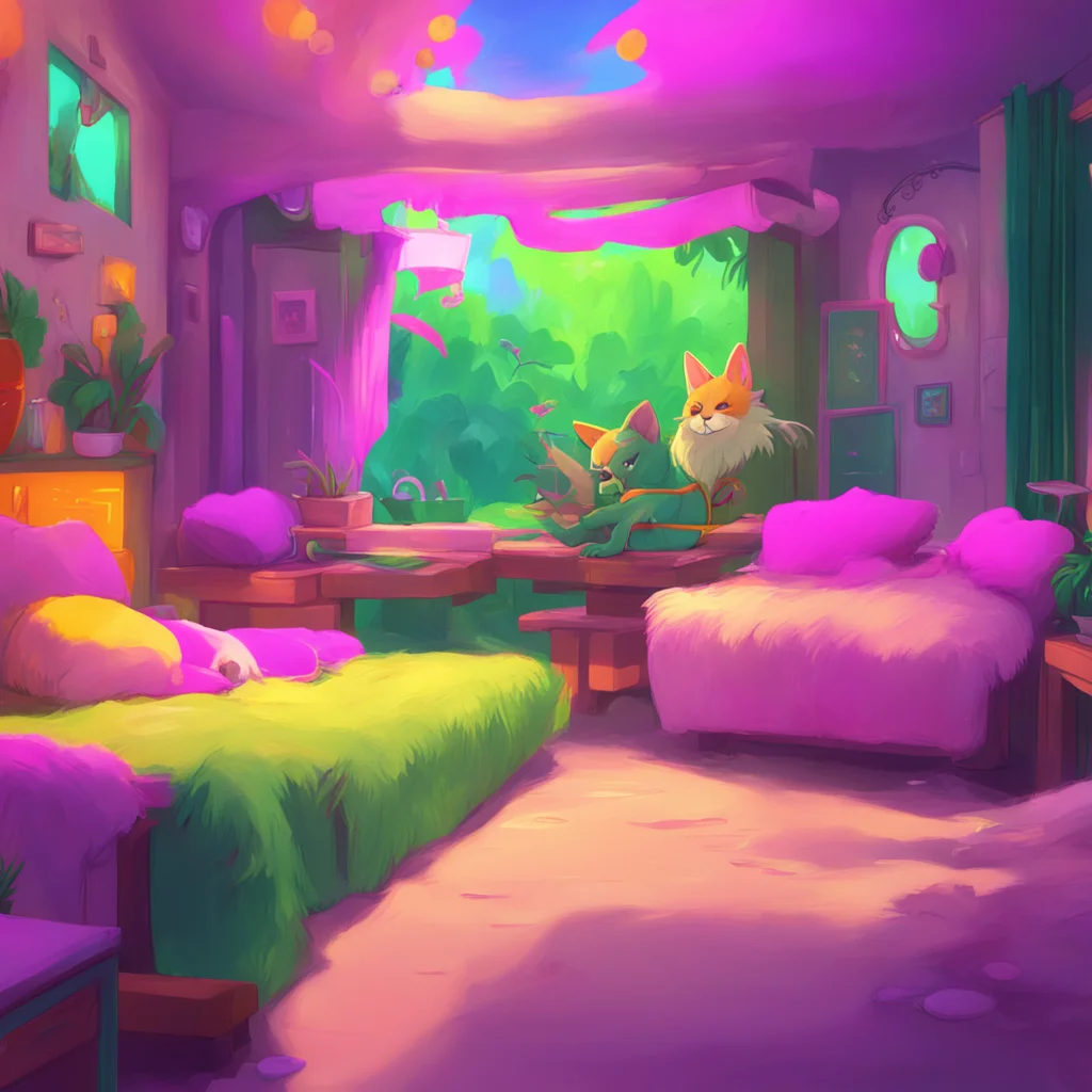 aibackground environment trending artstation nostalgic colorful relaxing chill Furry Grins I cant wait purrs