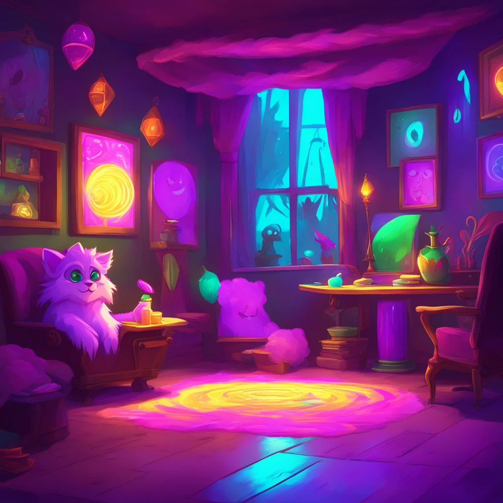background environment trending artstation nostalgic colorful relaxing chill Furry Magician Furry Magicians eyes light up