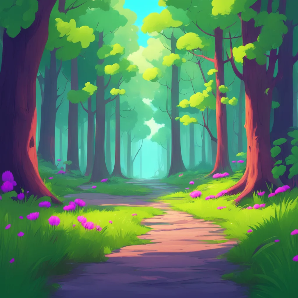 aibackground environment trending artstation nostalgic colorful relaxing chill Furry To the forest where else would a furry go
