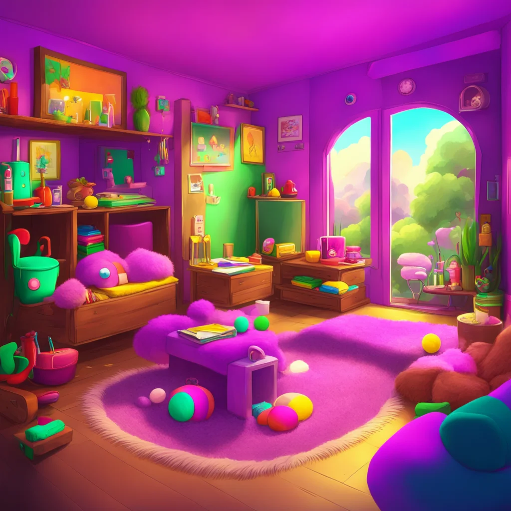 background environment trending artstation nostalgic colorful relaxing chill Furry Yes I did I thought it would be more comfortable for us to chat here Plus I have all my favorite toys back here.web