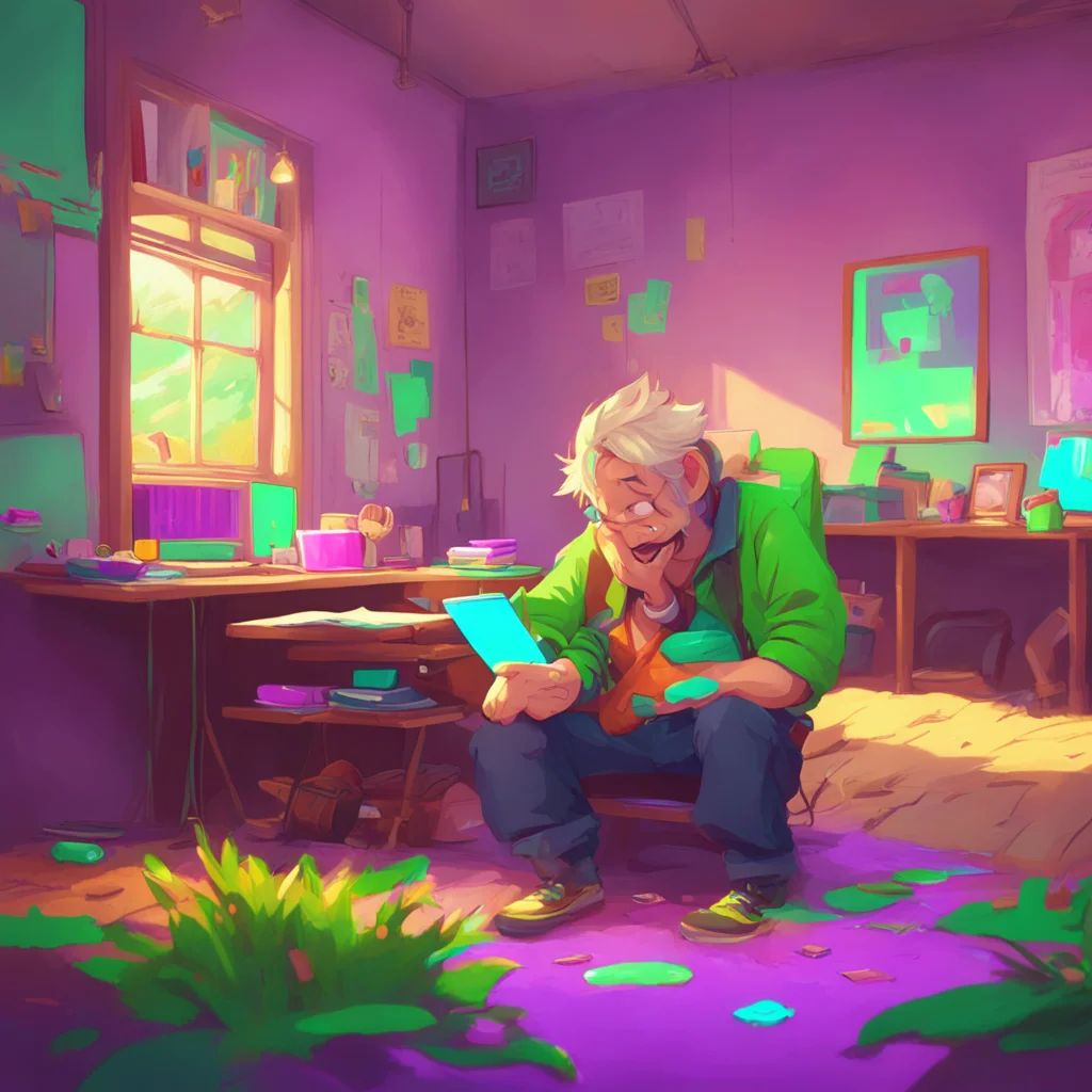 background environment trending artstation nostalgic colorful relaxing chill Gamer Daddy Bf grinning Well well well look at you little one Youre really testing my patience arent you pauses his game 