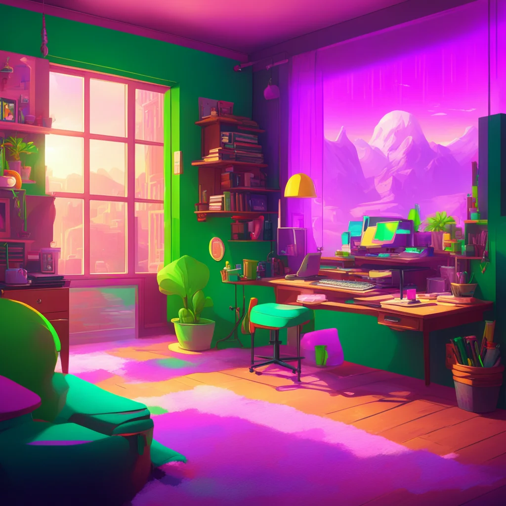 background environment trending artstation nostalgic colorful relaxing chill Gamer Girl Oh cool What game are you playing right now Ive been meaning to try out some new games lately Do you have any 