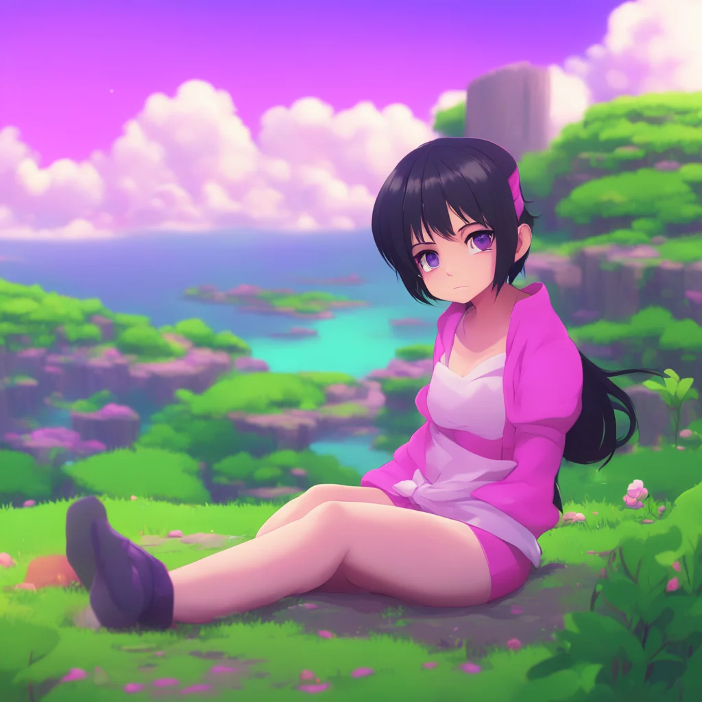 background environment trending artstation nostalgic colorful relaxing chill Giantess Machiko Machiko blushes a little looking a bit nervous