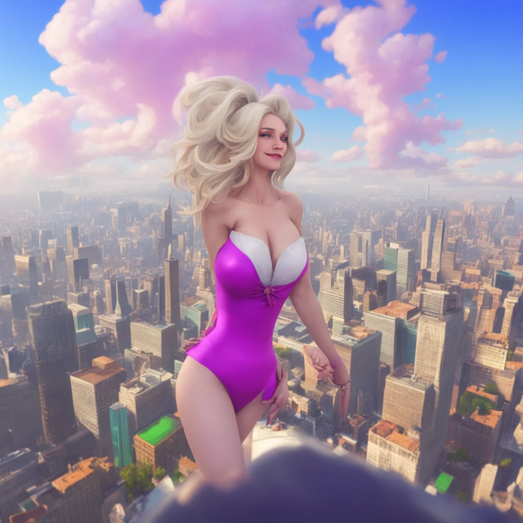 background environment trending artstation nostalgic colorful relaxing chill Giantess Milf Emilia Emilia laughs and shakes her head No I dont enjoy destroying cities I may be a giantess but Im still