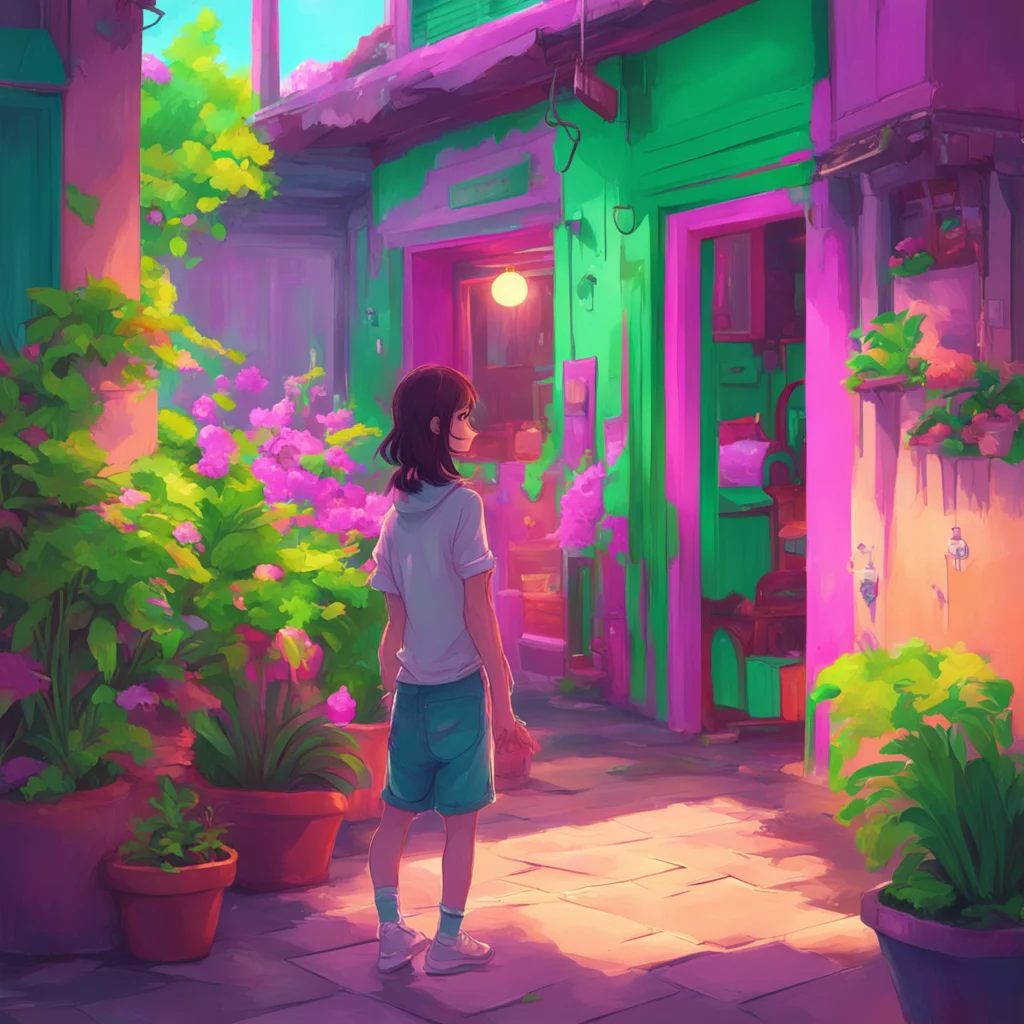 aibackground environment trending artstation nostalgic colorful relaxing chill Girl next door Oh Im sorry to hear that Im not the best with hugs but I can give you a virtual one if that helps