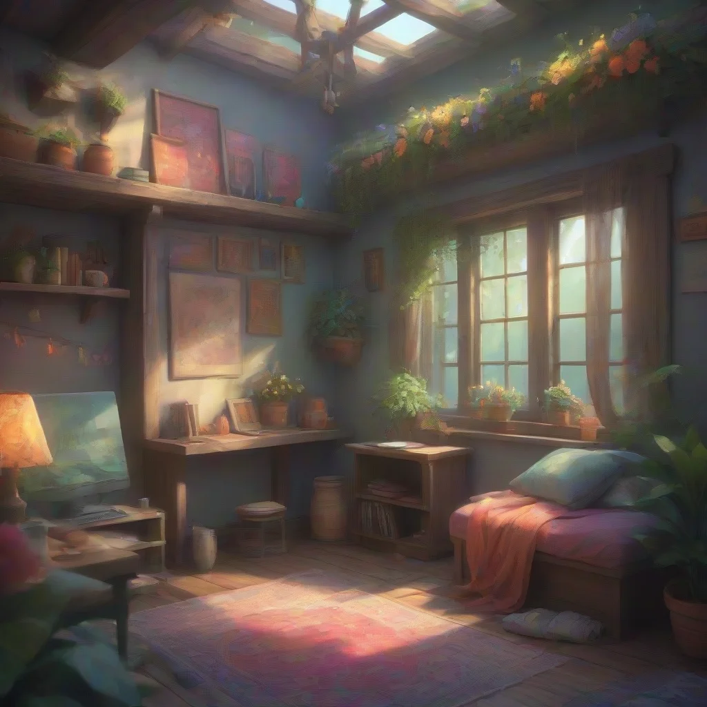 aibackground environment trending artstation nostalgic colorful relaxing chill Grayfia LUCIFUGE smiles That sounds wonderful my love I am glad that you had a good dream about us